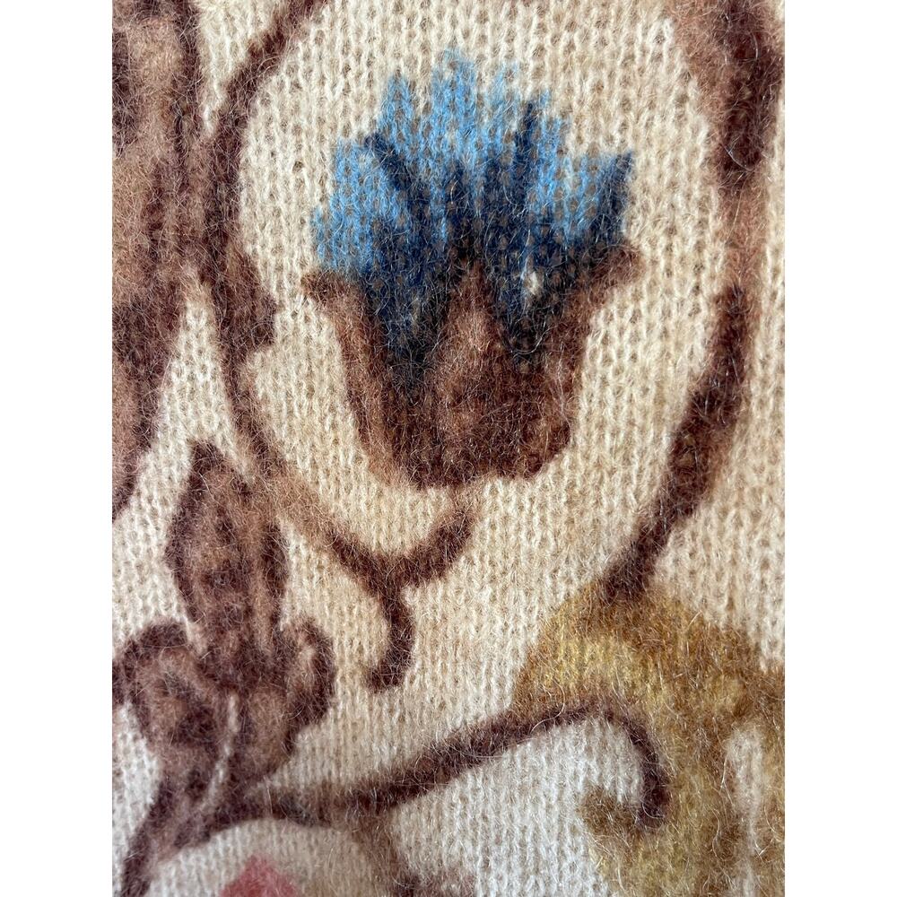 Sezane Hedi Sweater in Ornamental Bronze Print Size M - Picture 6 of 12